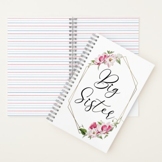 Cute Big Sister Notitieboek (Binnen)