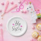 Cute Big Sister Papieren Bordje (Feest)