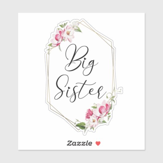 Cute Big Sister Sticker (Vel)