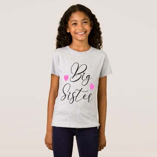 Cute Big Sister T-shirt (Voorkant volledig)