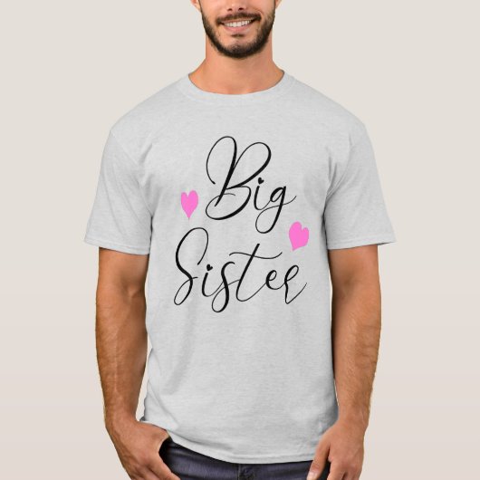 Cute Big Sister T-shirt (Voorkant)