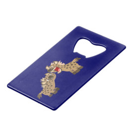 Cute Big Teethed Cartoon Hyenas Bottle Open Creditkaart Flessenopener