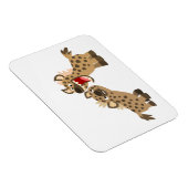 Cute Big-Teethed Cartoon Hyenas Flexible Magnet Magneet (Rechterzijde)