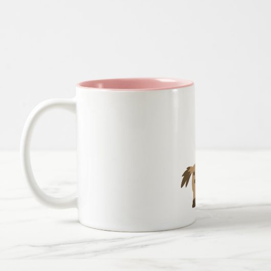 Cute Big Teethed Cartoon Hyenas Mok (Links)