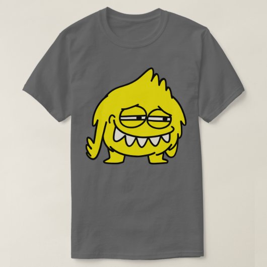 Cute Big th Doubing Yellow Monster 2 T-shirt (Design voorkant)