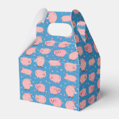 Cute Biggetje Gable Favor Box Bedankdoosjes (Achterkant)
