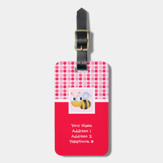 Cute Bij Bagagelabel