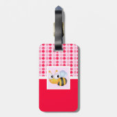 Cute Bij Bagagelabel (Achterkant verticaal)