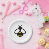 Cute bij, honingbijen, hommel papieren bordje (Feest)