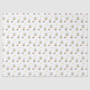 Cute Bijen & Harten Cadeaupapier Tissuepapier
