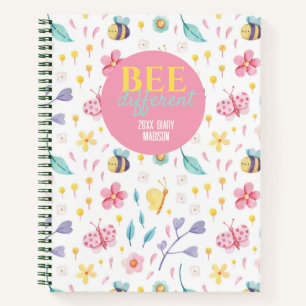 Cute Bijen Patroon Bij anders citaat Notitieboek
