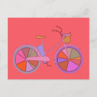 Cute  Bike in Whimsical Red