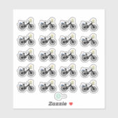 Cute Bike met Cake Birthday Reminder Planner Sticker (Vel)