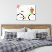 Cute Bike Wrapped Canvas (Insitu (Slaapkamer))