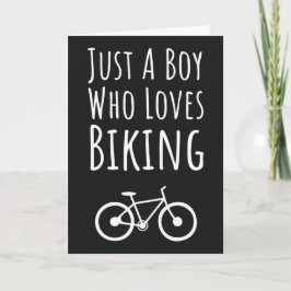 Cute Biking Cards For Baby Boys Kids Cycling Biker Kaart