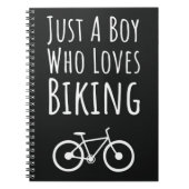 Cute Biking Gifts For Baby Boys Kids Cycling Biker Notitieboek (Voorkant)