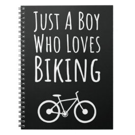 Cute Biking Gifts For Baby Boys Kids Cycling Biker Notitieboek