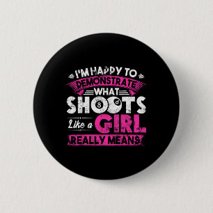 Cute Billiards Women Shirt Funny Gift for Girl Poo Ronde Button 5,7 Cm