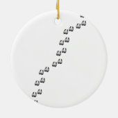 Cute Billy Goat met Bowtie Ornament (Achterkant)