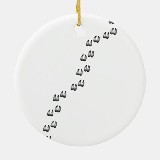 Cute Billy Goat met Bowtie Ornament (Achterkant)