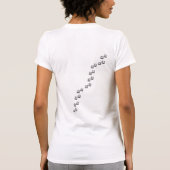 Cute Billy Goat met Bowtie T-shirt (Achterkant)