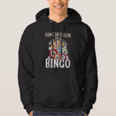 Cute Bingo Design For Men Women Casino Game Bingo  Hoodie (Voorkant)