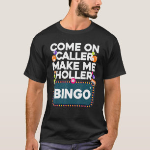 Cute Bingo Design voor mannen Casino Game Bingo T-shirt