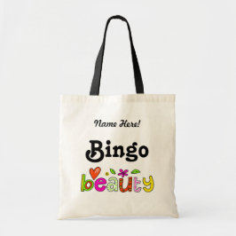 Cute Bingo Personaliseer de Speler van de Prijs va Tote Bag