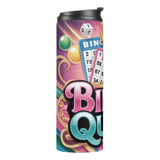 Cute Bingo Queen Thermosbeker (Gedraaid links)