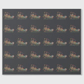 Cute Biplane Cadeaupapier (Vlak)