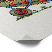 Cute Biplane Poster (Hoek)