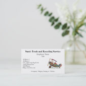 Cute Biplane Visitekaartje (Staand voorkant)