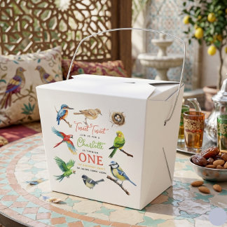 Cute Bird 1st Birthday | Sweet Baby Bird Party Bedankdoosjes