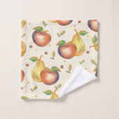 Cute Bird Apple Trein Handdoek Set (Wasdoekje)