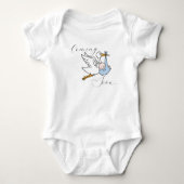 Cute Bird & Baby Scripted Coming Soon  Romper (Voorkant)