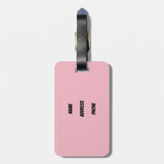 Cute Bird Bagagelabel (Achterkant verticaal)