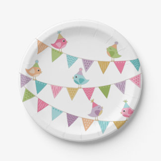 Cute Bird Bunting Papieren Bordje