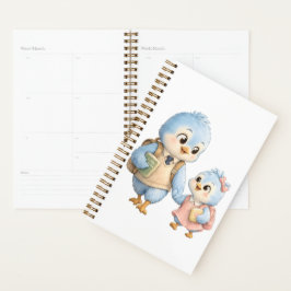 Cute Bird Dagelijkse Planner Notitieboek