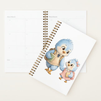 Cute Bird Dagelijkse Planner Notitieboek