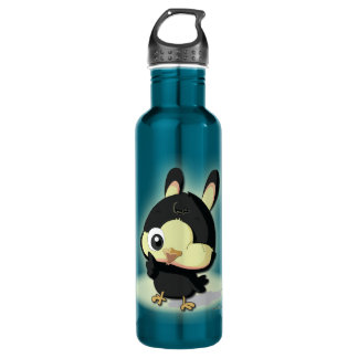 Cute Bird Funny Cartoon Character Kawaii Bottle Waterfles