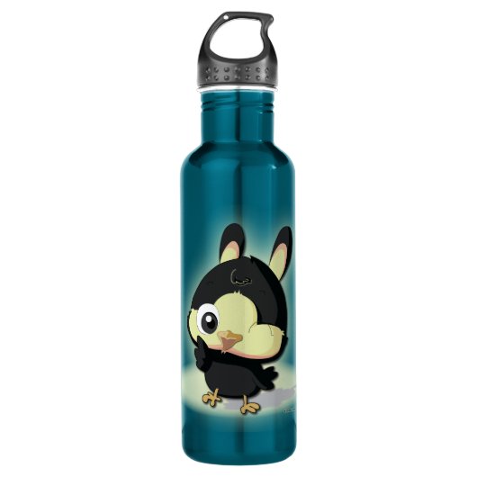 Cute Bird Funny Cartoon Character Kawaii Bottle Waterfles (Voorkant)