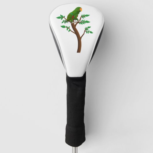 Cute Bird Golf Head Hoesje Golfheadcover (Voorkant)