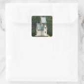 CUTE "BIRD HOUSE"-Sticker Vierkante Sticker (Tas)