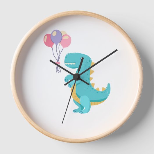 Cute Bird Kids Wall Clock – Soft Nursery Decor (Voorkant)