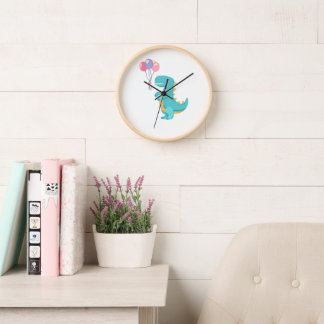 Cute Bird Kids Wall Clock – Soft Nursery Decor