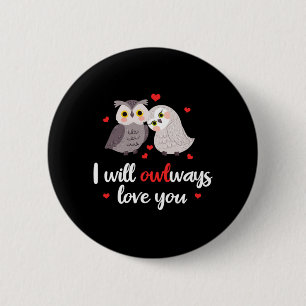 Cute Bird Lover Birdkeeper Valentijnsdag Puns I W Ronde Button 5,7 Cm