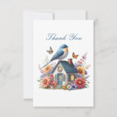 Cute bird lovers  bedankkaart (Voorkant)