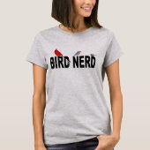 Cute Bird Nerd T-shirt (Voorkant)