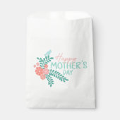 Cute bird on flower mother's day design bedankzakje (Voorkant)