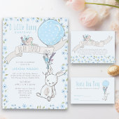 Cute Bird op Banner Books for Baby Boy Informatiekaartje